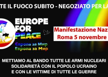 In piazza per la Pace: noi ci saremo!