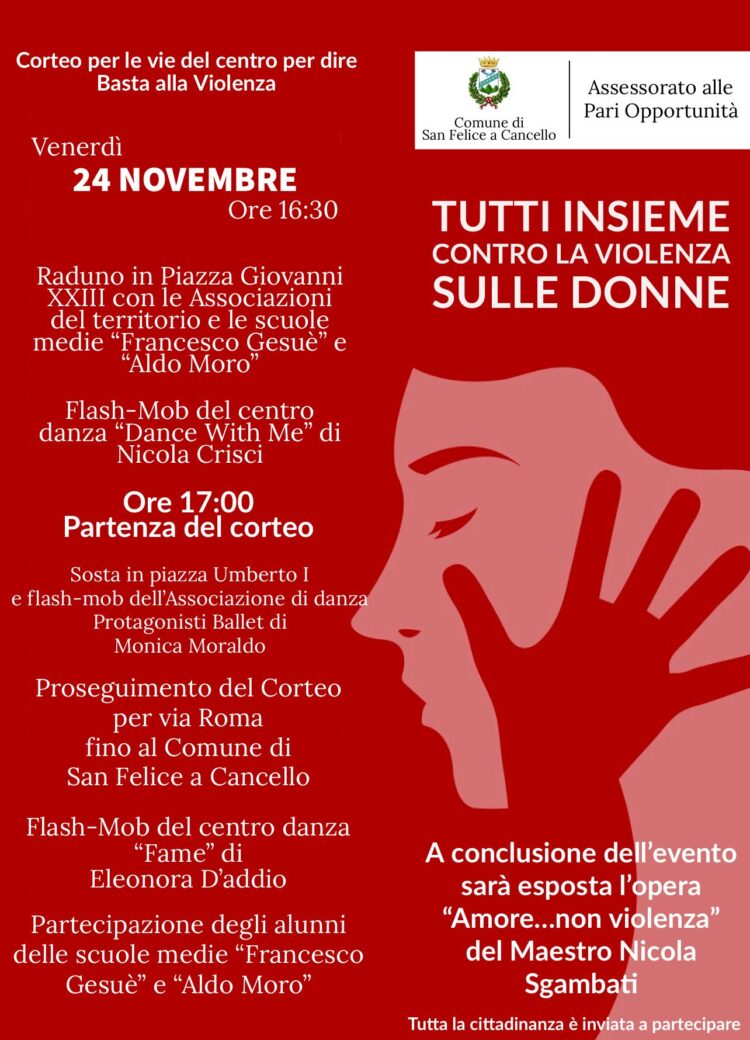 San Felice a Cancello: uniti contro la violenza di genere