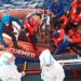 CRIMINALI CONTRO L’UMANITÀ. La nave MARE JONIO soccorre 56 persone nonostante l’attacco a colpi d’arma da fuoco della cosiddetta guardia costiera libica.