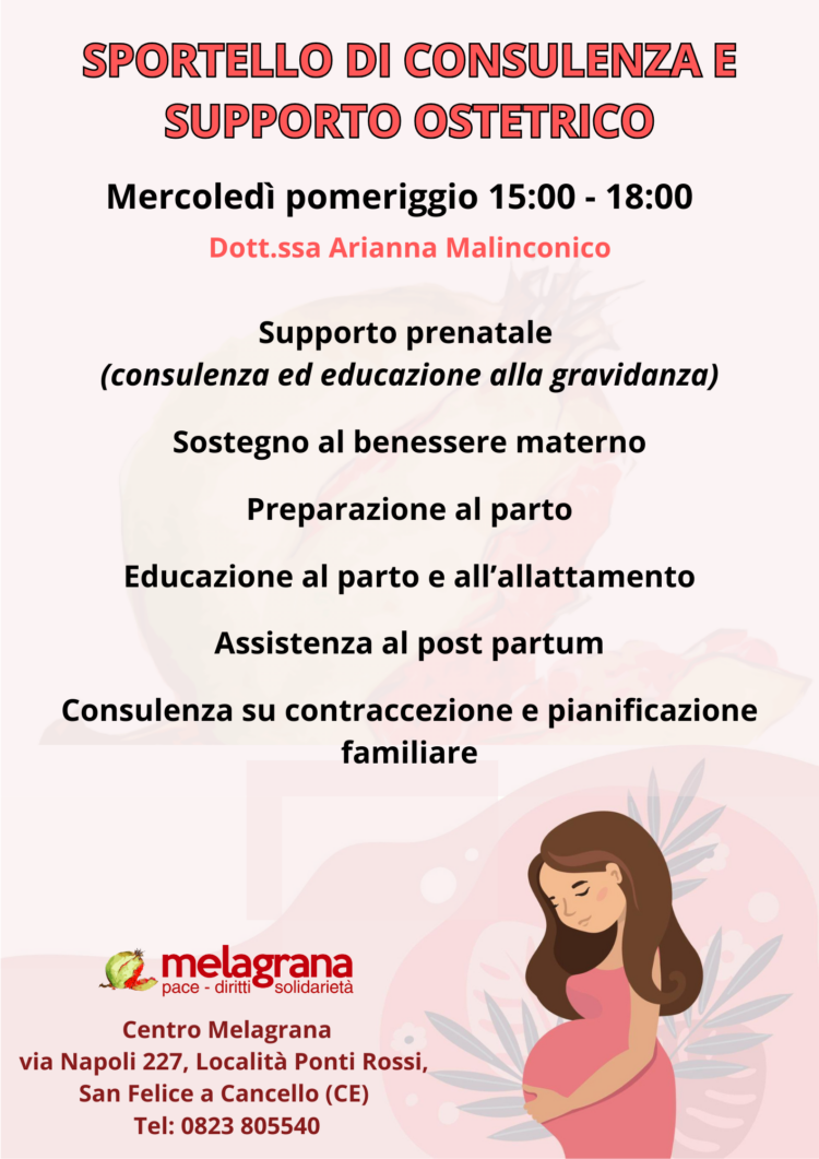Sportello di Consulenza e Supporto Ostetrico al Centro Melagrana