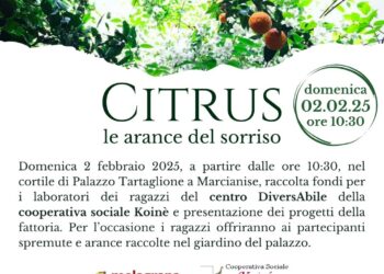 Marcianise: arriva “Citrus”: le arance del sorriso