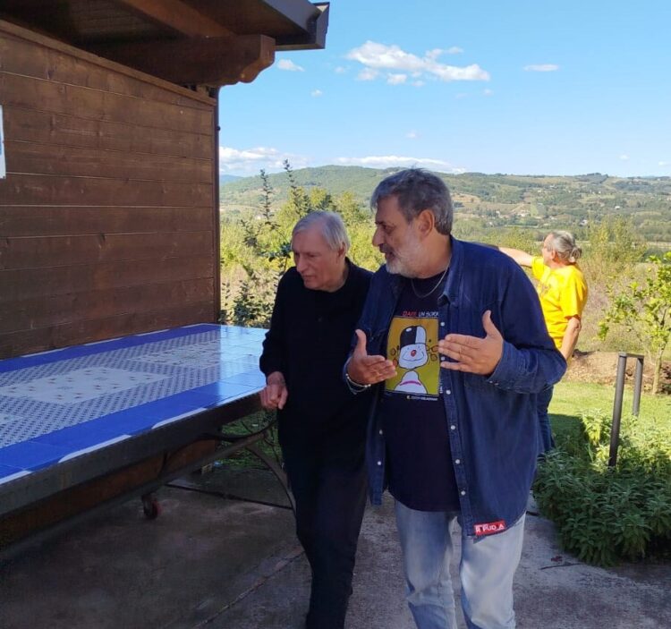 La visita di Don Ciotti alla Fattoria Sociale Melagrana